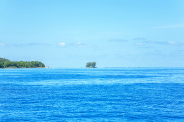 Island Île Turc near Island La Digue, Republic of Seychelles, Africa.