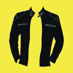 Sticker - B leather jacket