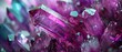Colorful Splendor. Close Up of a Beautiful and Shiny Tourmaline Crystal, Unveiling its Vibrant Brilliance in a Captivating Background.