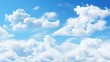 © Paulkot - Breathtakingly beautiful and serene blue sky with fluffy white clouds on a warm and sunny summer day