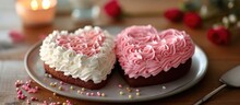 Heart-shaped Cake Duo