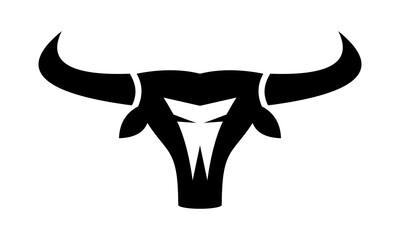 Poster - logo head bull concept vector