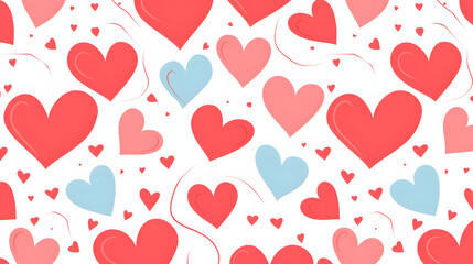Wall Mural - Abstract background with hearts. Love, wedding vector