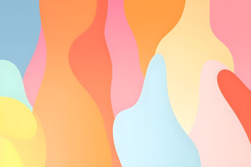 Wall Mural - colorful abstract pattern background. illustration template summer