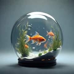 Minimalist Fish in the Bubble