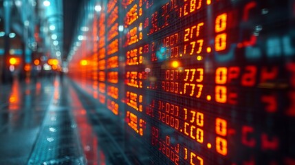 Stock Market Exchange Data Board in Detail