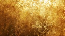 Gold Background With Grunge Texture