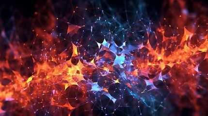 Digital abstract background Can be used for technology Ai Generative