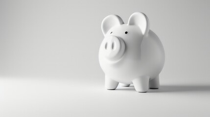 Wall Mural - Finances and investments bank. Bank deposit. Financial education. Piggy bank adorable pink pig close up. Accounting and family budget. Piggy bank symbol of money savings. More ideas for your money.
