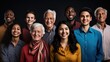 © Sintrax - Diverse Group of People Smiling - Multiethnic Men and Women