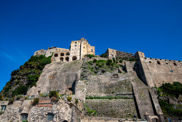 Sticker - Aragonese Castle of Ischia - Italy