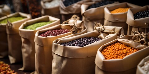 Wall Mural - spices and herbs on the table