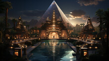 An_Egyptian_pyramid_in_a_modern_futuristic_architectural