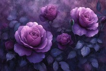 Fantasy Purple Roses