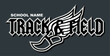 © EarlFergusonClipart - track and field team design with winged foot for school, college or league sports