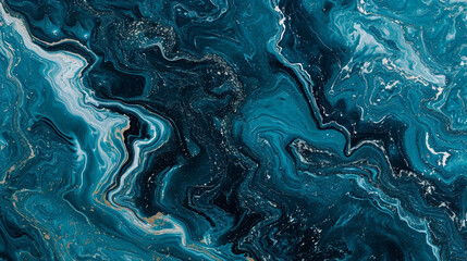 Teal and Navy Blue marble background