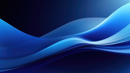 Wall Mural - abstract wave blue backgrounds modern design