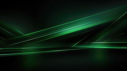 Wall Mural - green laser light abstract background