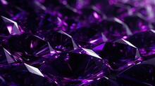 A Background With Neon Purple Diamonds Arranged In A Random Pattern