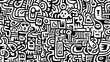 © Derby - Funny doodle seamless pattern, artistic background