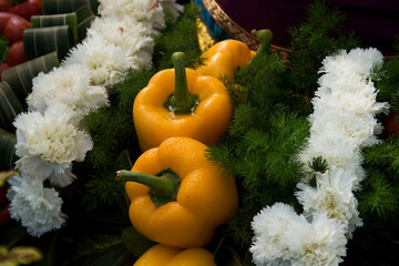 Wall Mural - Flower and Vegetable Decoration