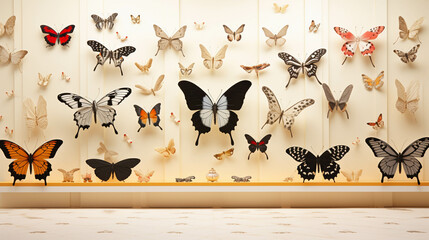 Sticker - butterflies high definition photographic creative image