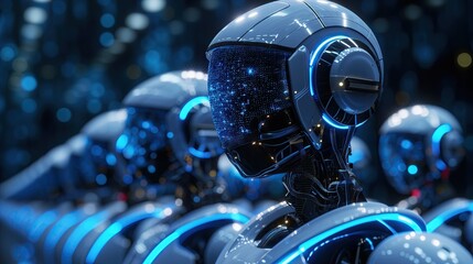 Sticker - Robots' artificial intelligence army,