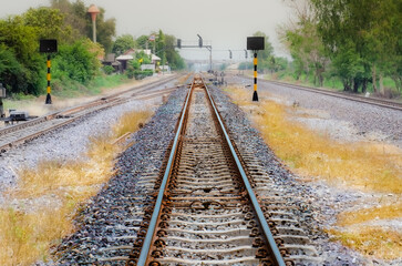 Canvas Print - Ban Ma Railway Station