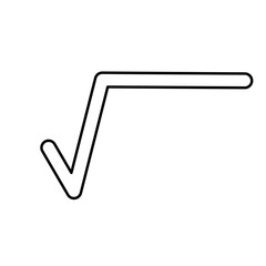 Poster - Square Root Symbol