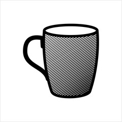 Wall Mural - Mug Icon, Tea, Coffee, Milk Mug Icon