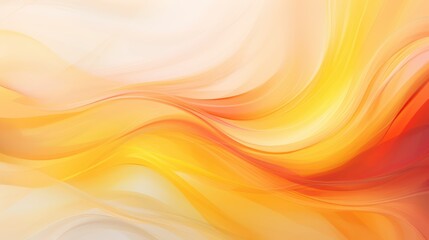 Wall Mural - abstract orange background waves