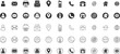 Vector Classic Contact icon pack, Contacts Symbol set
