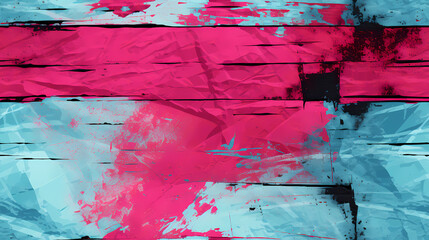 Wall Mural - abstract motley bright wave colorful glitches of painted design background image
