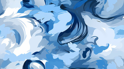 Wall Mural - abstract motley bright wave colorful glitches of painted design background image