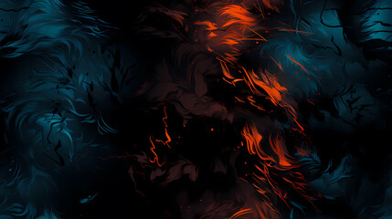 Wall Mural - abstract motley bright wave colorful glitches of painted design background image