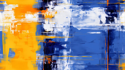 Wall Mural - abstract motley bright wave colorful glitches of painted design background image