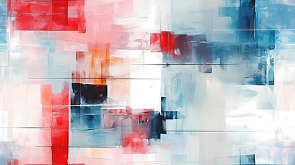 Wall Mural - abstract motley bright wave colorful glitches of painted design background image