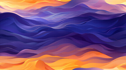 Wall Mural - abstract motley bright wave colorful glitches of painted design background image