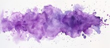 Blotches Of Purple Watercolor