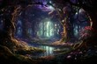 Whispering enchanted forests, where the trees share secrets and ancient wisdom - Generative AI