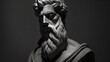 Ancient Civilization and Philosophy. The Marble Sculpture of Socrates