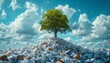  the environmental benefits of transitioning to a paperless office, emphasizing reduced paper consumption and the positive ecological impact of digital document management