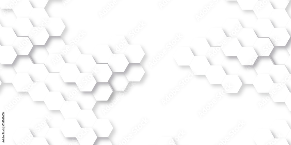 seamless pattern with hexagons. Abstract background with lines. Modern ...