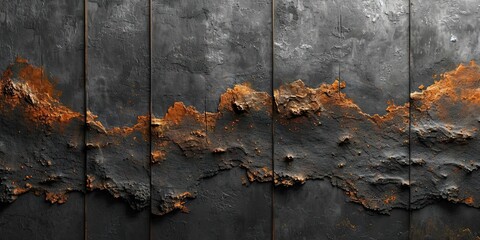 Textured abstract old wood background in grunge style tree showing rough nature material on wall brown wood burn texture in closeup weathered and blackened by dark design timber with dirty bark