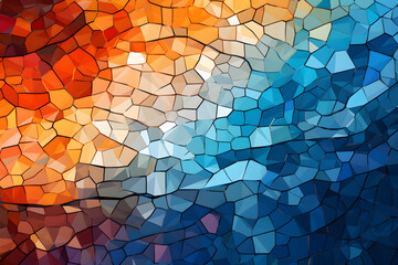 Poster - Abstract mosaic background