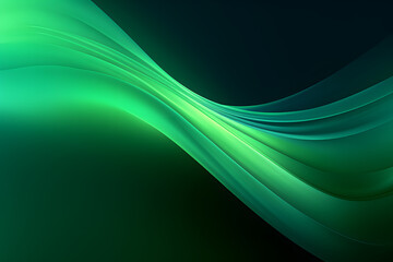 Wall Mural - beautiful gradient green background