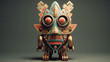 © SP - Metallic 3D Totem illustration
