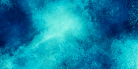 Wall Mural - Abstract black blue watercolor background