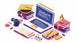 © Orxan - e-learning, online education concept, learn on internet