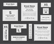 © PrettyVectors - Label tag wash instruction cloth care fabric cotton isolated set. Vector graphic design illustration